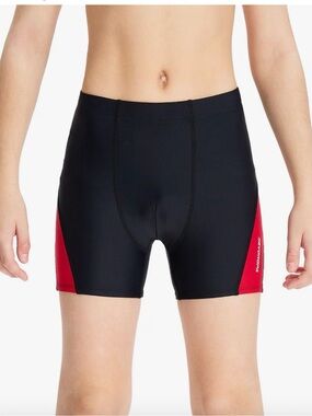 Men’s Black and Red Competitive Swim Jammer - Branded Logo